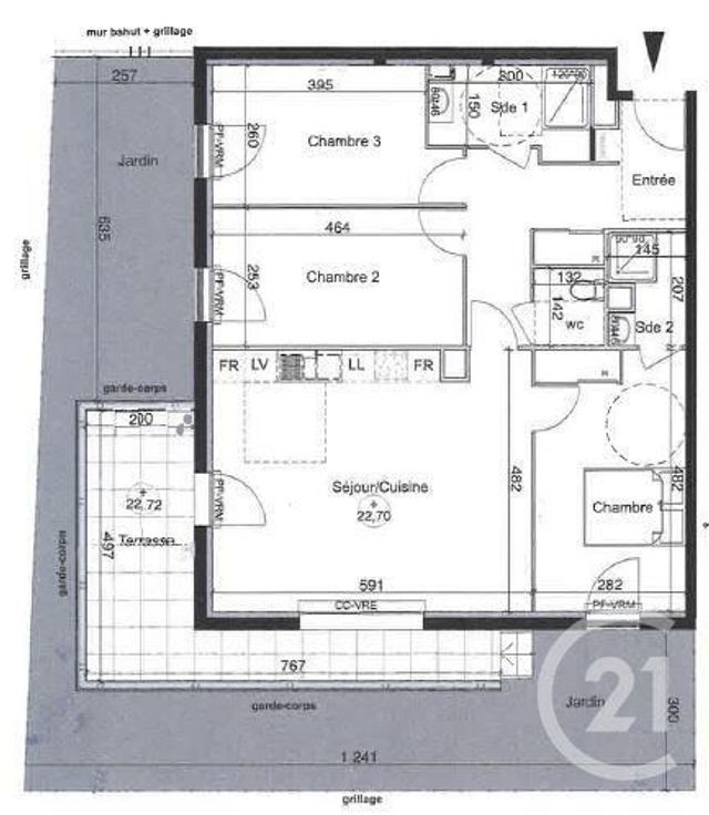 Afficher la photo en grand Appartement T4 à vendre - 4 pièces - 83.9 m2 - SIX FOURS LES PLAGES - 83 - PROVENCE-ALPES-COTE-D-AZUR - Century 21 Cap Sicié Immobilier