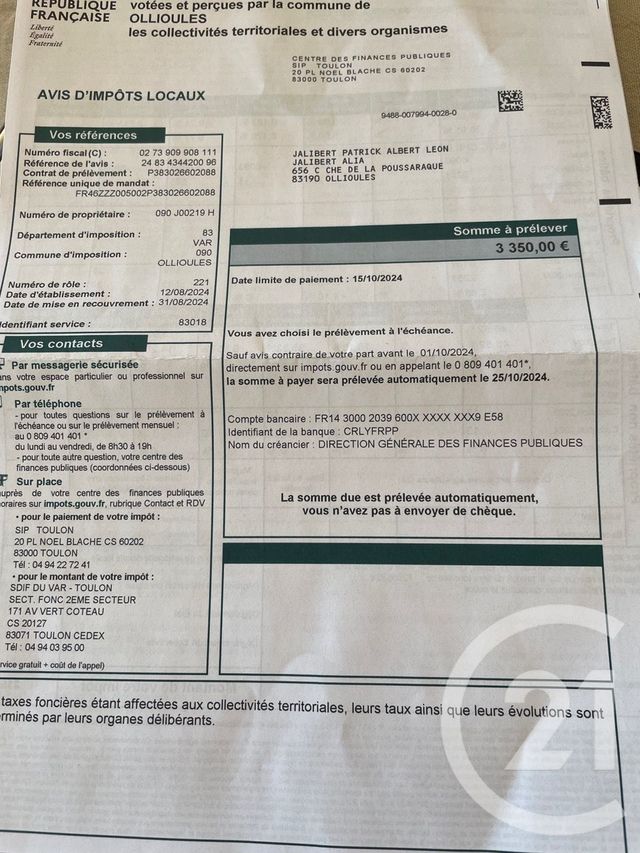 maison à vendre - 10 pièces - 221.26 m2 - OLLIOULES - 83 - PROVENCE-ALPES-COTE-D-AZUR - Century 21 Cap Sicié Immobilier